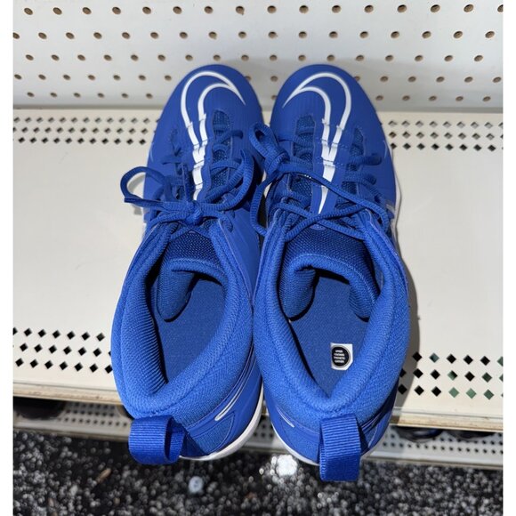 Nike Alpha Menace 3 Shark Mens Football Cleats Size 14 Royal Blue White - Picture 2 of 8
